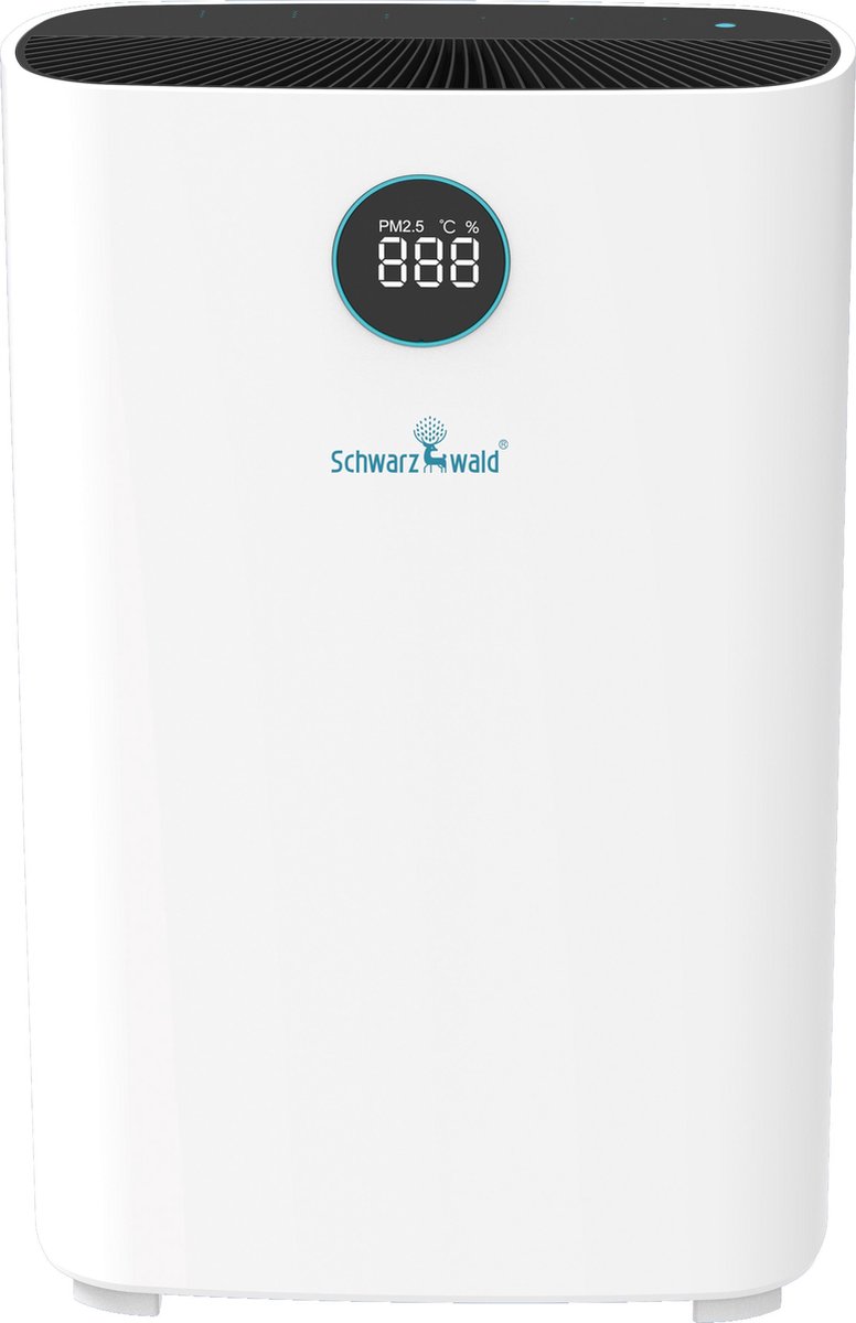 Schwarzwald AP6006 - Luchtreiniger - Purificateur D'Air - H13 Hepa-Filter 99.98% - Active Carbon Filter - 4 Speed Fan - (8720387524037)