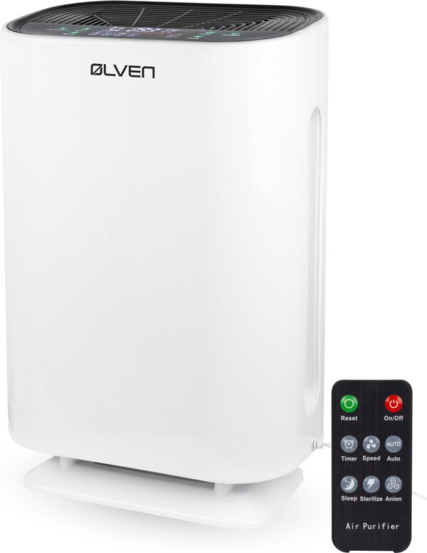 ⌀lven Luchtreiniger - Air Purifier - Hepa Filter & Ionisator - Luchtfilter - 180 m³/u (8720986572019)