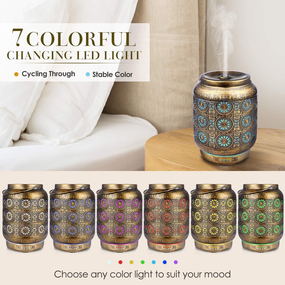 Aroma Diffuser - luchtreiniger voor grote kamers | Relax accessoires - Aromaverspreider - Aromaverspreider (8785292194768)