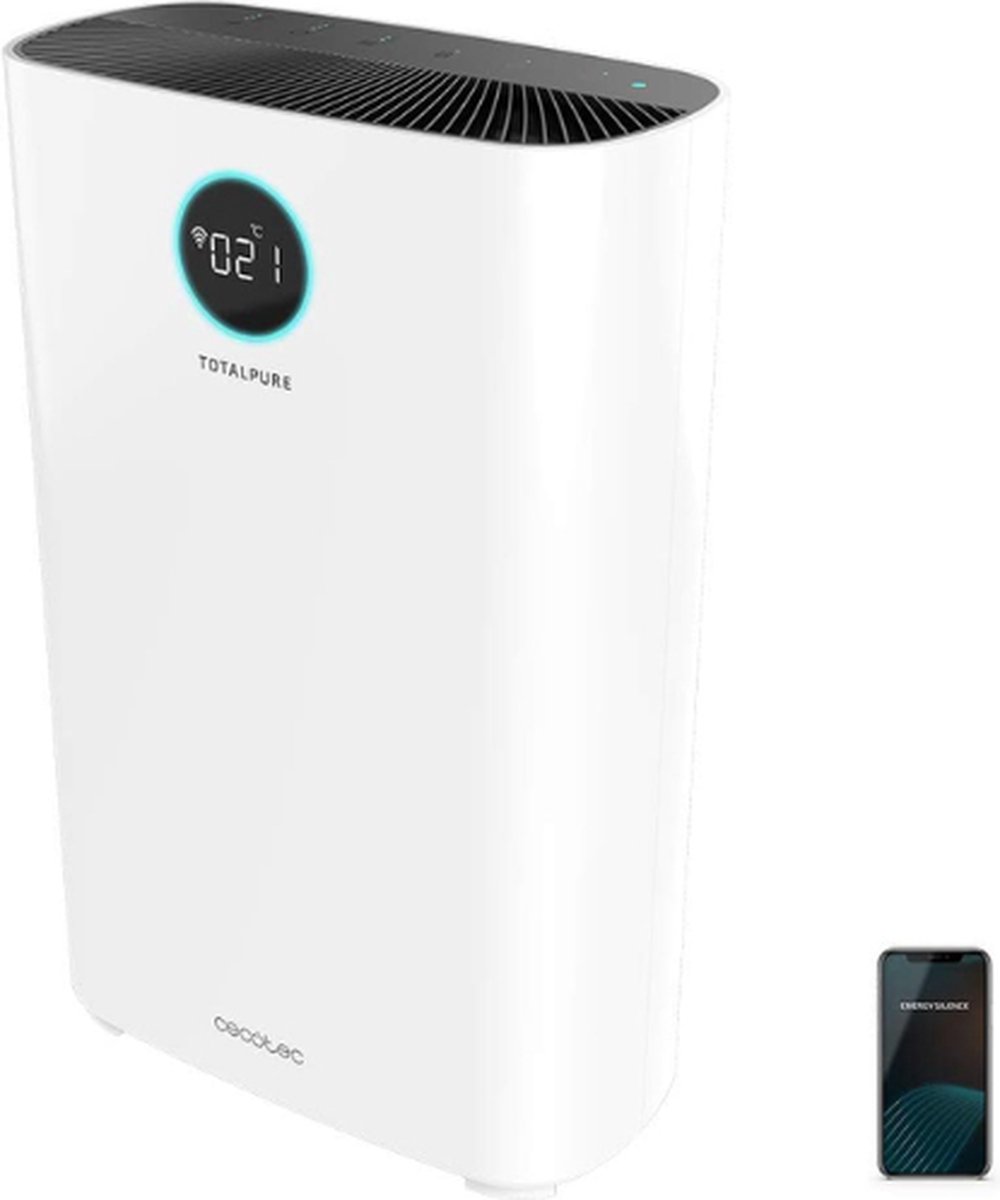 CECOTEC® Luchtreiniger - Ultra Stil - Air Purifier - Luchtreinigers Met HEPA Filter - Luchtbevochtiger - Luchtreinigers - Air Cleaner - Luchtzuiveraar - Ionisator - Koolstoffilter (6150836873829)