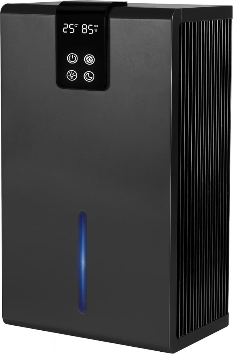 DailySupplies® Luchtontvochtiger en Luchtreiniger - Dehumidifier - Luchtontvochtiger Badkamer en Slaapkamer - Zwart (8721303519816)