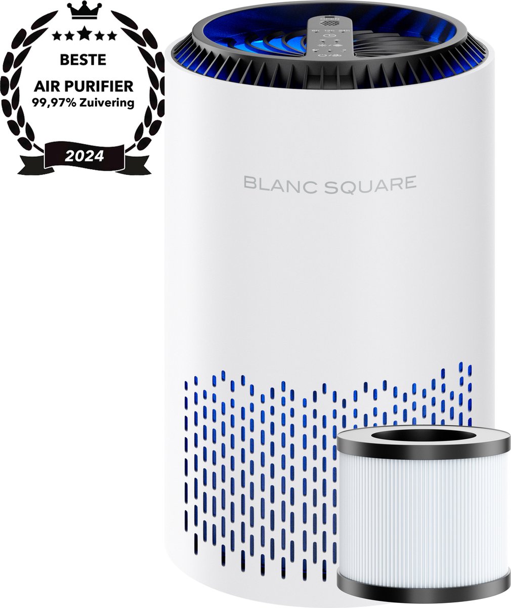 Luchtreiniger Pro - Met 99,7% Efficiënt HEPA 13 filter + Koolstoffilter - Helpt tegen Allergie, Hooikoorts, Huisstofmijt - Inclusief Clean air Aroma Diffuser (8720256546153)