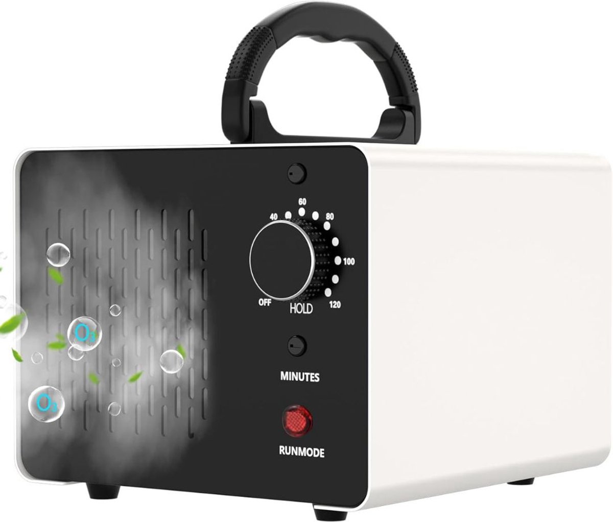 Ozon Generator - Ozon Apparaat - Ozongenerator - Luchtreiniger - Lucht Verschoner - Lucht Sterilisatie - Wit en Zwart (6152125089010)