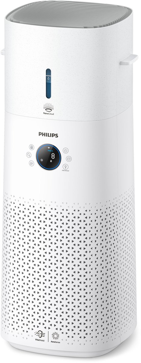 Philips AC3737/10 3000 Series Luchtreiniger en -bevochtiger 131 m² Wit (8720389030383)