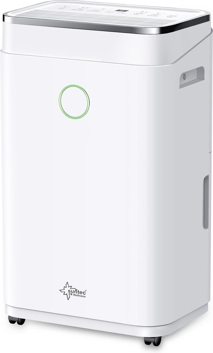 SUNTEC DryFix 20 Design Luchtontvochtiger - Voor ruimtes tot 63 m² of 150 m³ - Kamerontvochtiger met ontvochtiging van 20 l/dag - 3-in-1 ontvochtiger - Luchtreiniger - Wasdroger - Mobiel en elektrisch (4250058313072)