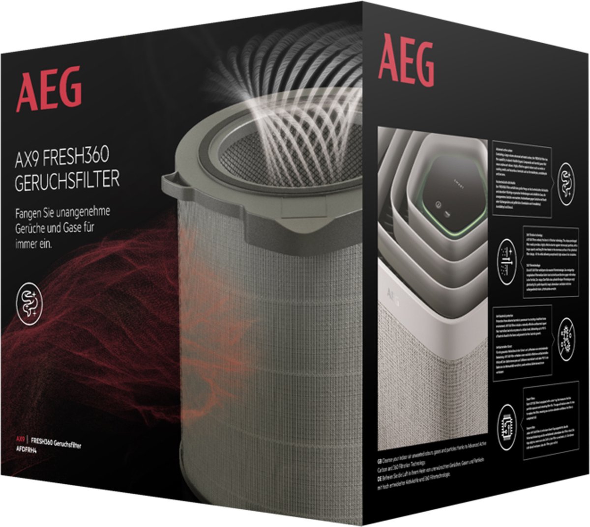 AEG AFDFRH4 AX9 Fresh 360 filter - Filter voor luchtbehandeling - luchtreiniger (7319599035410)