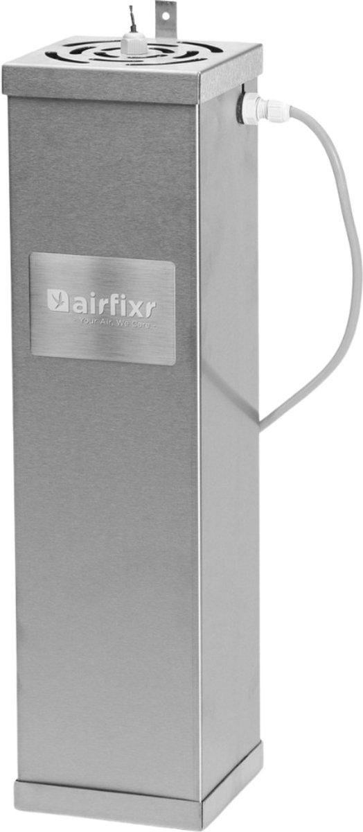 Airfixr 60 Luchtreiniger met UV-C & Koolstoffilter - Stil & Energiezuinig - Ionisator - Voor Ruimtes tot 60m² - Compact & Lichtgewicht - Roestvrijstaal Design (8718719477519)