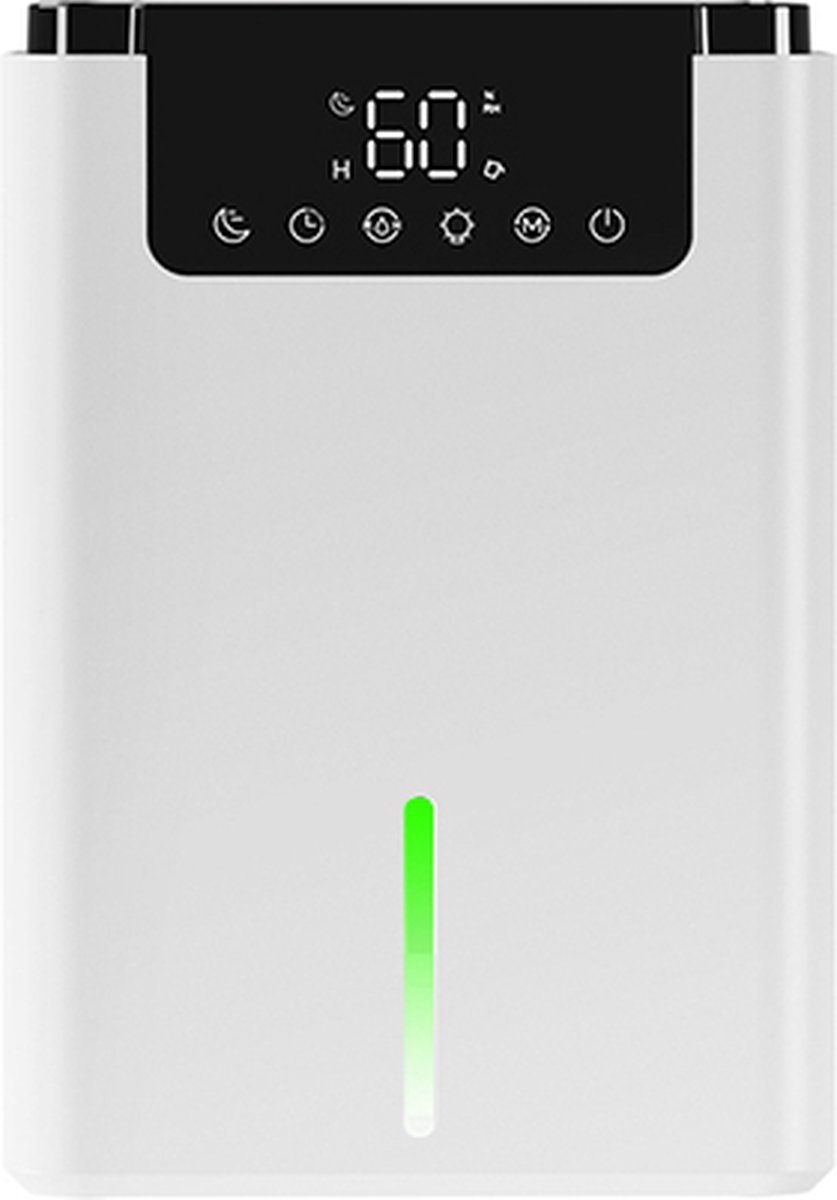 Lanedo® Luchtontvochtiger - 60W - Luchtontvochtiger Slaapkamer - Luchtontvochtiger en Luchtreiniger - Dehumidifier - Energiezuinig - Luchtontvochtiger Badkamer (6151351483432)