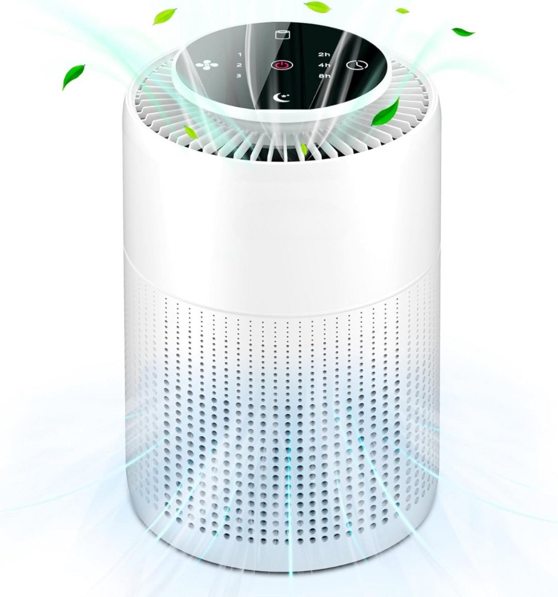Solene Air Purifier - Luchtreiniger Met Hepa Filter - Ionisator - Werkt Tegen Huisstofmijt, Hooikoorts, Allergie, Stof - Slaapkamer, Thuis, Kantoor - Energiebesparend - (9508682549745)