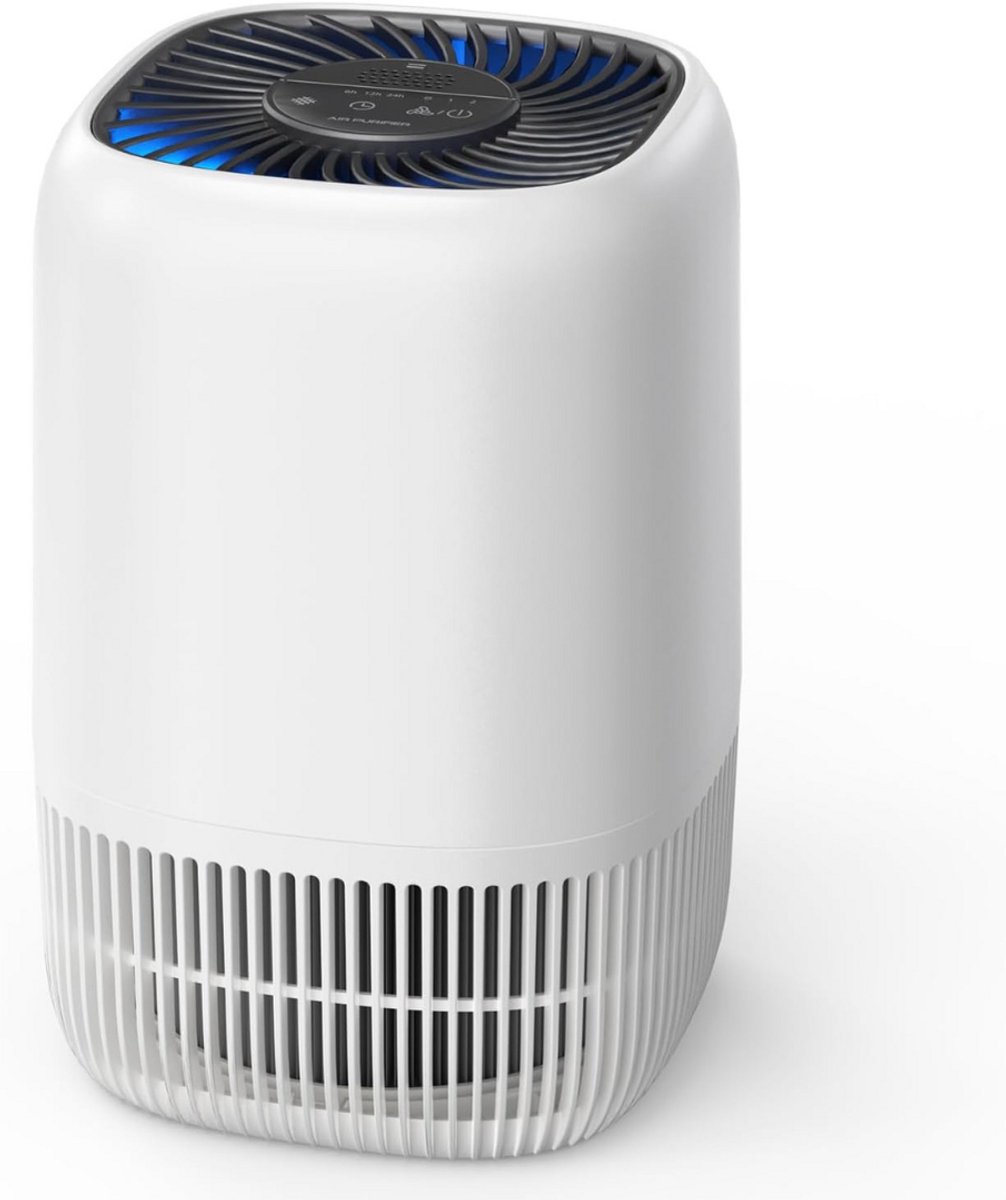 Solene Air Purifier - Luchtreiniger Met Hepa Filter - Ionisator - Werkt Tegen Huisstofmijt, Hooikoorts, Allergie, Stof - Slaapkamer, Thuis, Kantoor - Energiebesparend - (9504155572722)