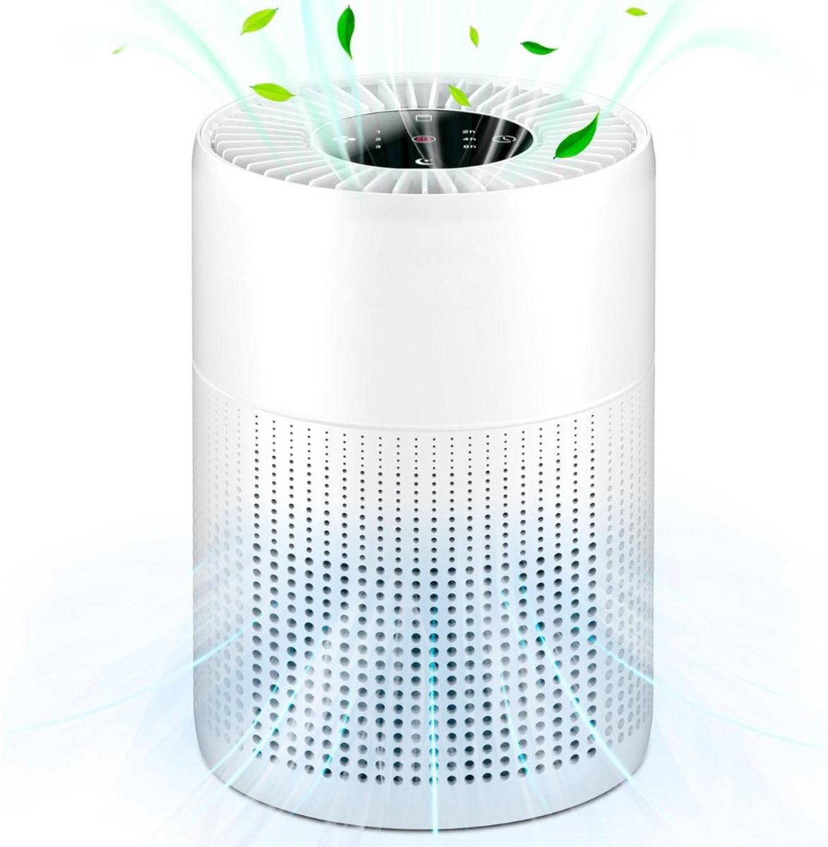 Solene Air Purifier - Luchtreiniger Met Hepa Filter - Ionisator - Werkt Tegen Huisstofmijt, Hooikoorts, Allergie, Stof - Slaapkamer, Thuis, Kantoor - Energiebesparend - (9501847192527)
