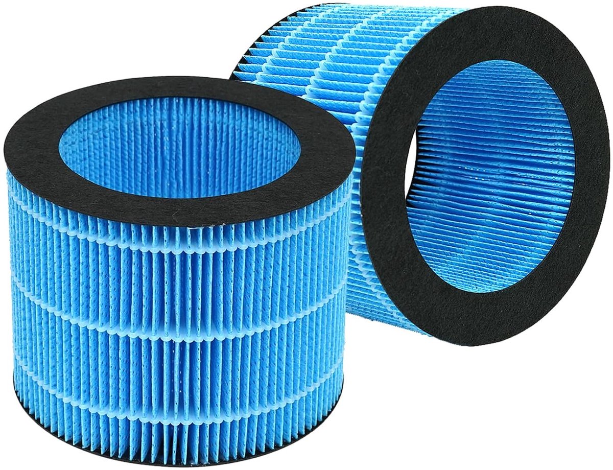 Vervangingsfilter voor luchtreiniger en luchtbevochtiger - 2 stuks - HEPA-filter (9507925141647)