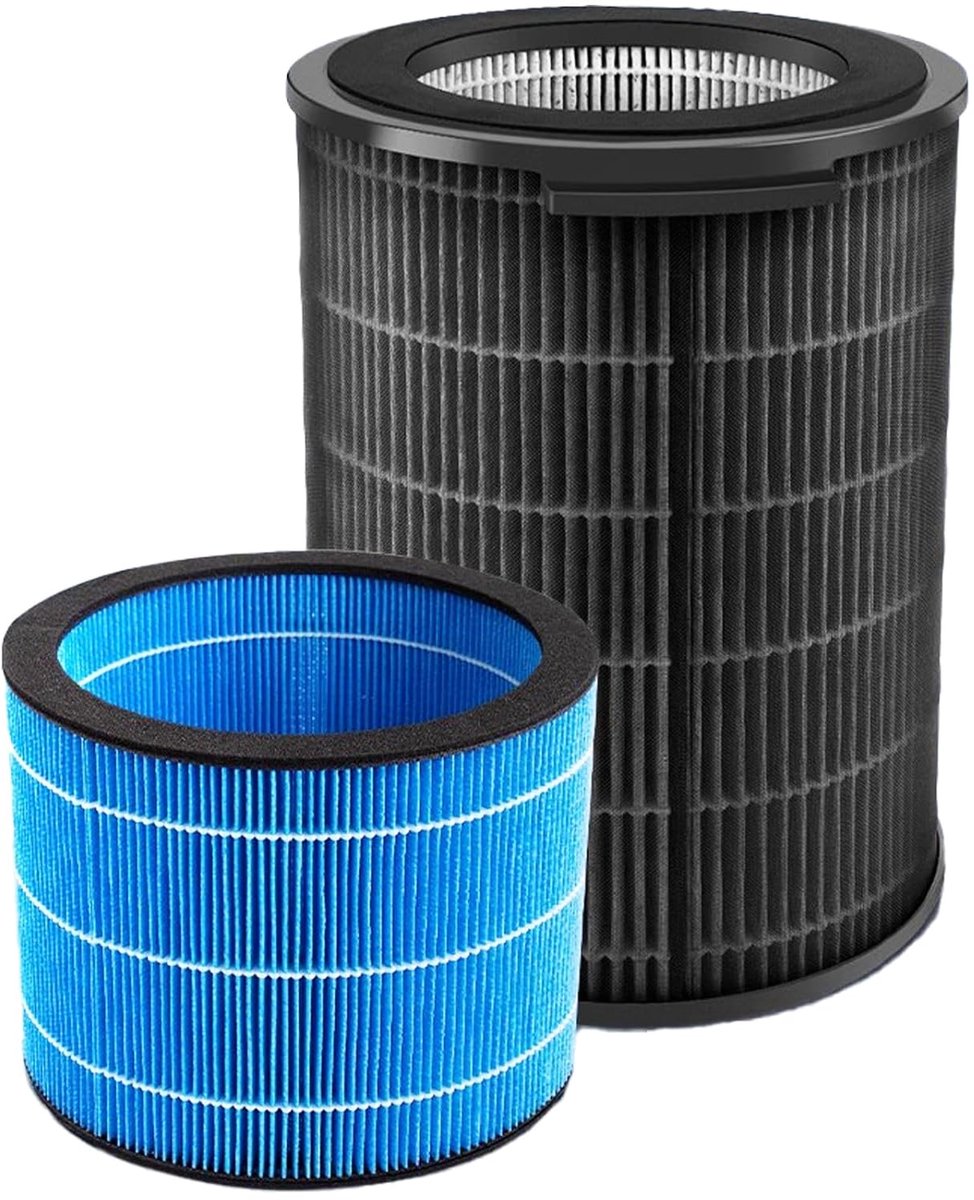 Vervangingsfilterset voor luchtreiniging en bevochtiging - 1 stuk - zeer efficiënt (9503862961225)