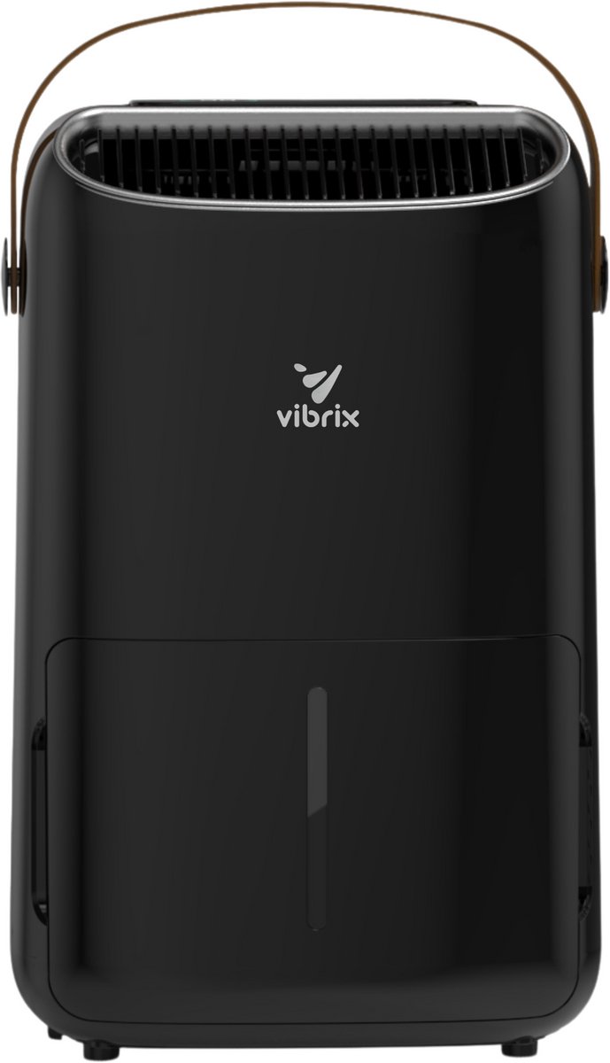Vibrix DryFlow12 Pro Luchtontvochtiger & Luchtreiniger - 12L per dag - Bediening via App - Ionisator & UV-licht - Wasdroogfunctie - Stil & Energiezuinig - Voor Badkamer, Kelder, Zolder & Slaapkamer - Dehumidifier (8721082170444)