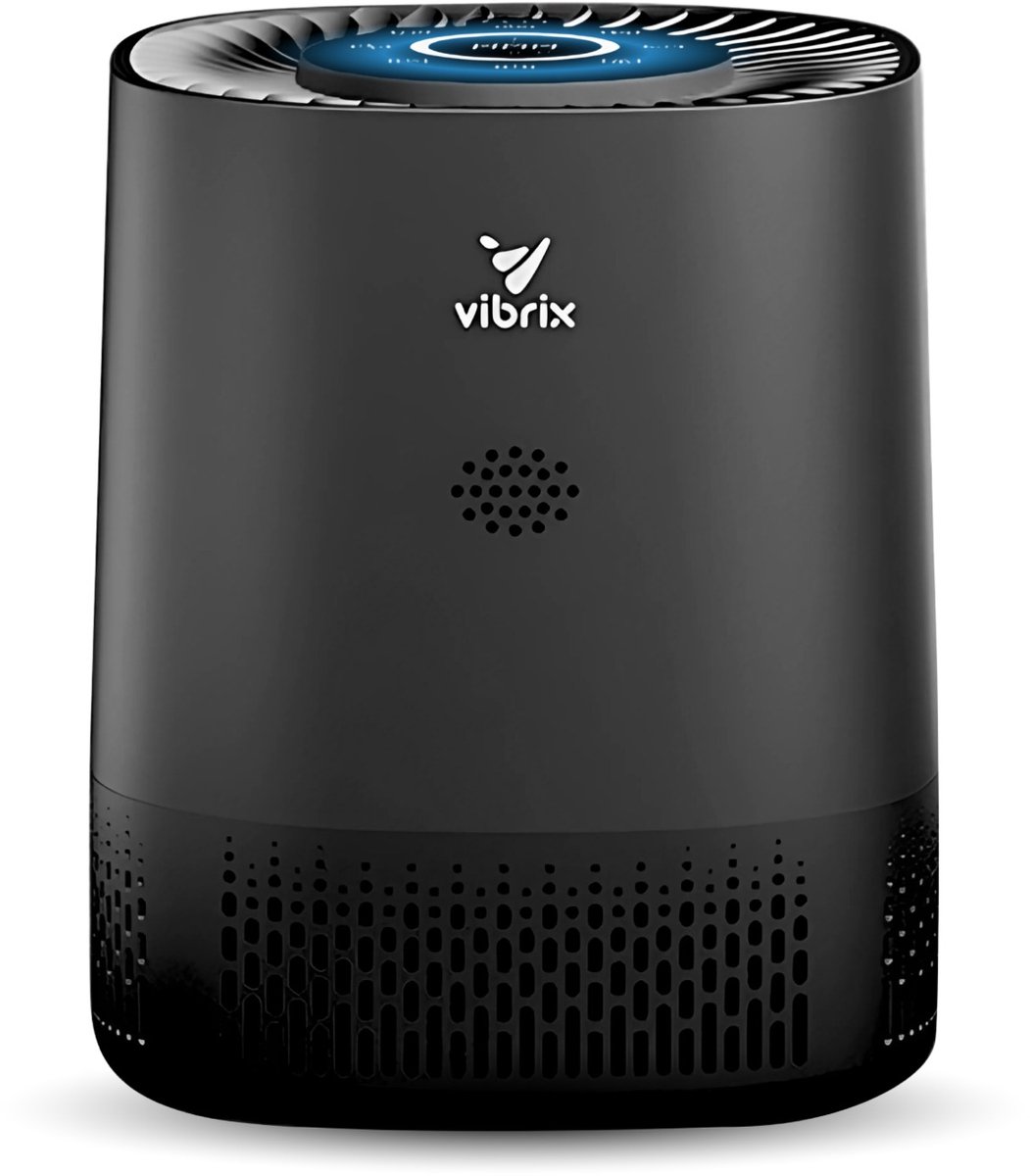 Vibrix PureFlow15 Pro luchtreiniger - 15 m² - Automatische stand + 6-in-1 filtersysteem - Luchtkwaliteitsindicator - Ionisator - Luchtfilter - Air purifier met HEPA-filter (8721082170475)