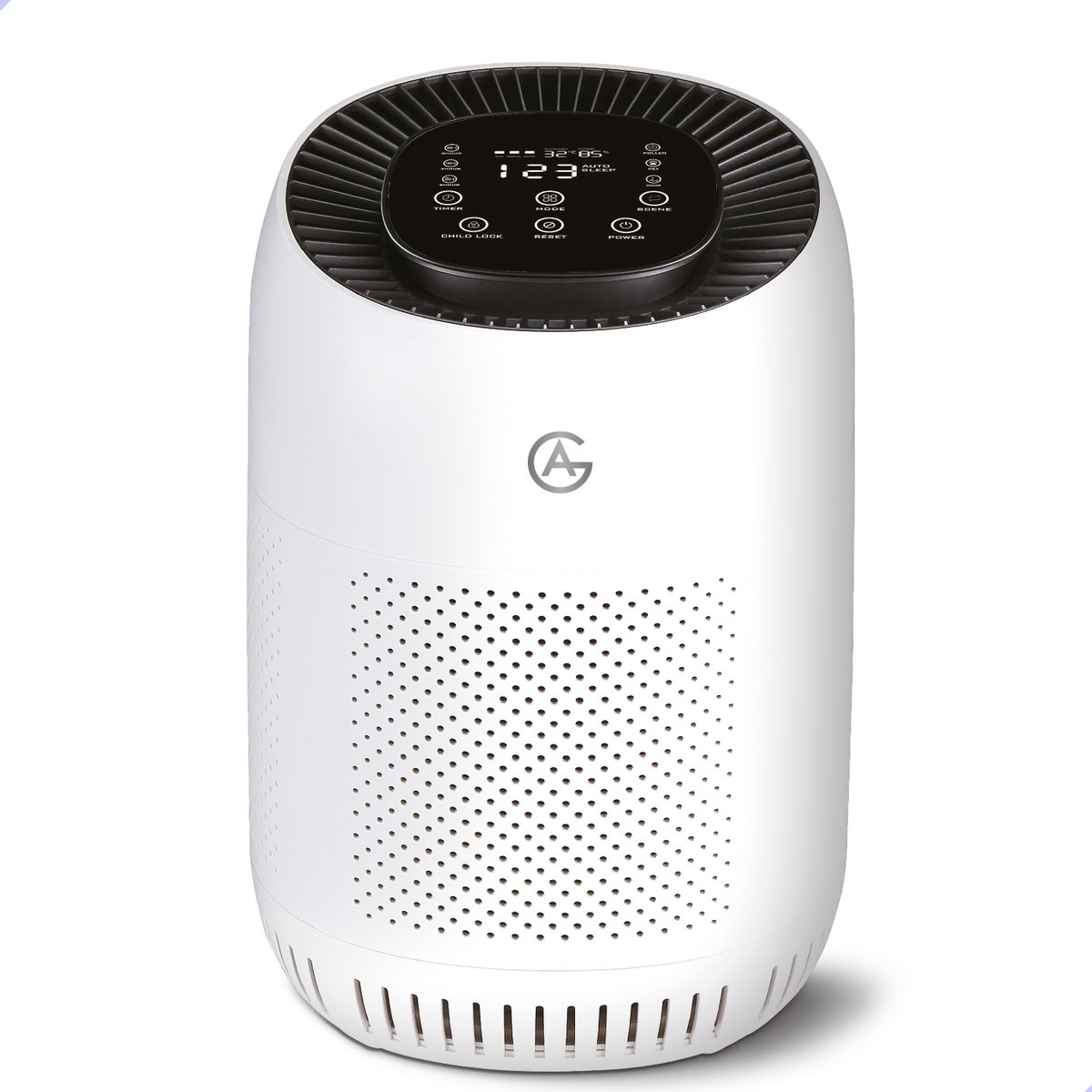 AG320 Luchtreiniger - Air Purifier -Luchtreinigers met Hepa Filter - Slaapkamer Air Cleaner - Slaapstand - Kinderslot - High Quality Filtersystem - Voor Schone Gezonde Lucht -Tegen Stof, Hooikoorts En Allergie - Verwijdert 99,97% -Display (8721008759104)