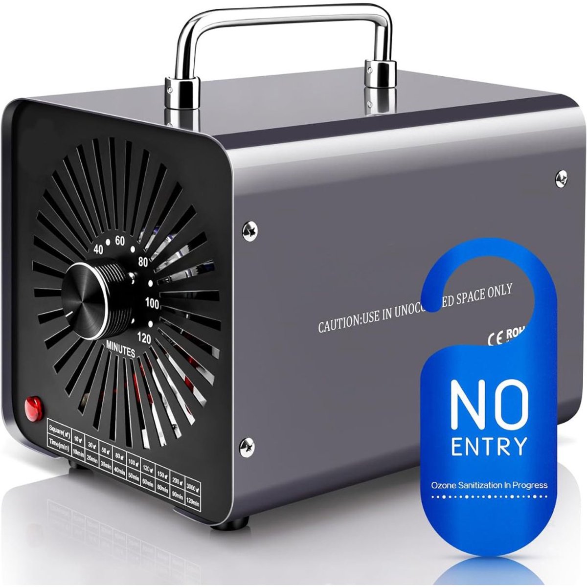 ApexArte® Ozon Generator - Ozon Apparaat - Ozongenerator - Luchtreiniger - Lucht Verschoner - Lucht Sterilisatie - Zwart (9506651164166)