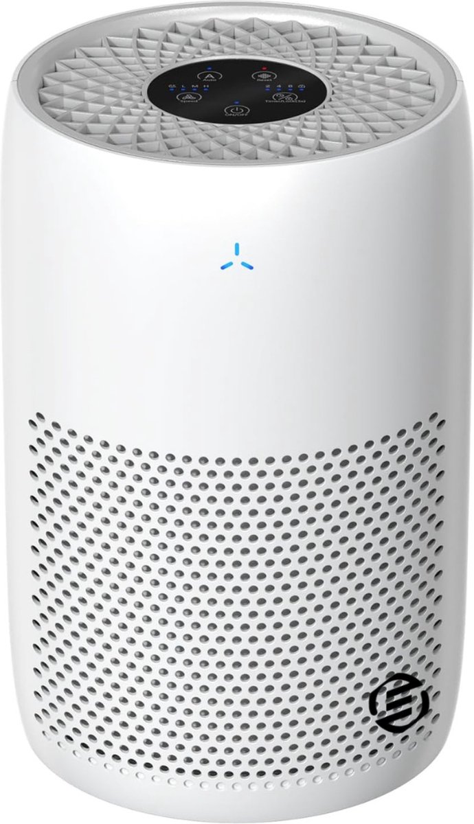 Equivera Luchtreiniger - Luchtfilter - HEPA H13-Filter - 3 Filterniveaus - Anti-Allergieën Filter - Aroma-Therapie (8721237011202)