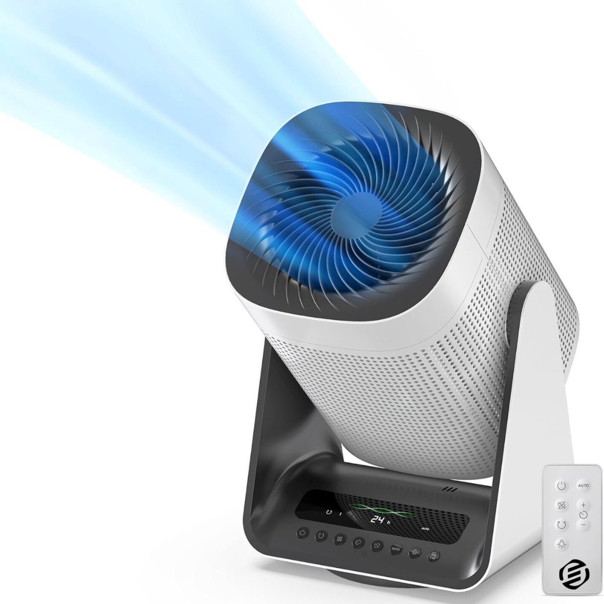 Equivera Luchtreiniger - Luchtfilter - HEPA H13-Filter - 3 Filterniveaus - Anti-Allergieën Filter - Aroma-Therapie (8721237011240)