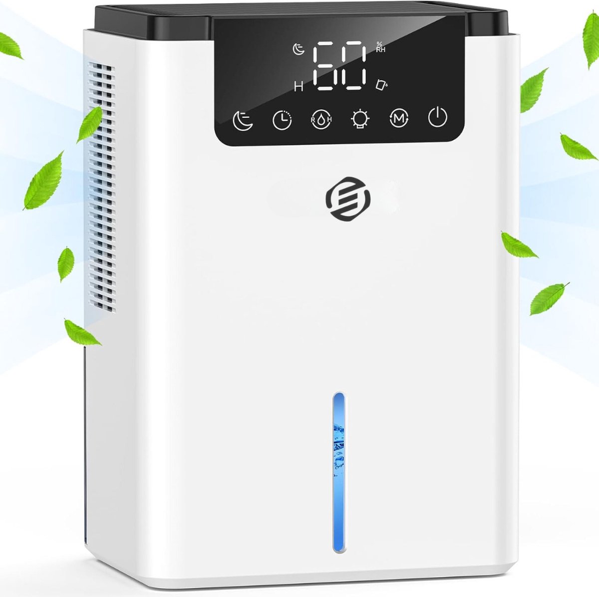 Equivera Vochtvreter Electrisch - Ontvochtiger - Ontvochtiger Huis - Ontvochtiger Kelderruimte - Luchtontvochtiger - luchtontvochtiger en luchtreiniger (8721257009357)