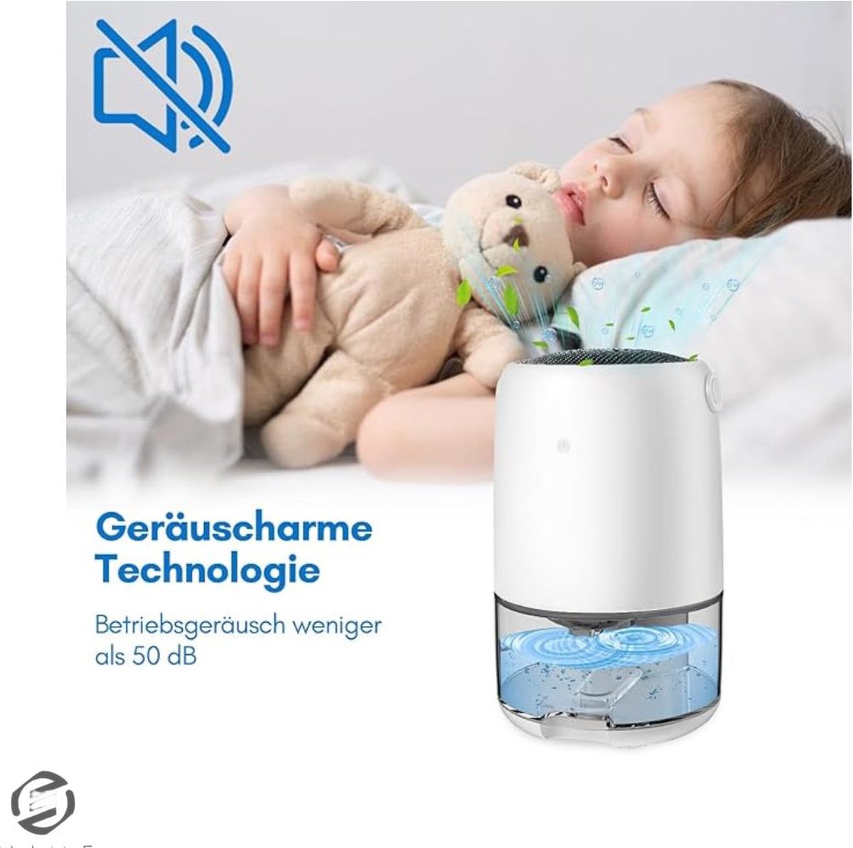 Equivera Vochtvreter Electrisch - Ontvochtiger - Ontvochtiger Huis - Ontvochtiger Kelderruimte - Luchtontvochtiger - luchtontvochtiger en luchtreiniger (8721257022868)