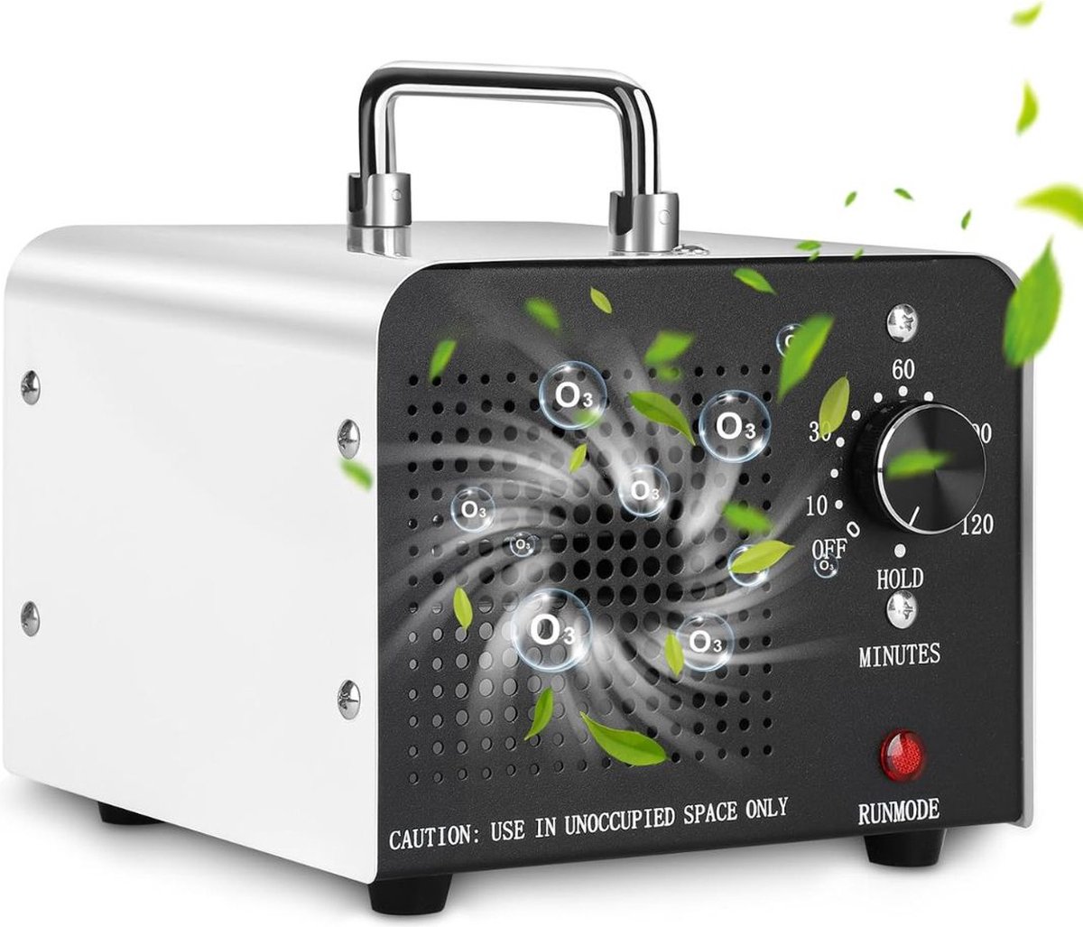 ApexArte® Ozon Generator - Ozon Apparaat - Ozongenerator - Luchtreiniger - Lucht Verschoner - Lucht Sterilisatie - Wit (6150718820828)