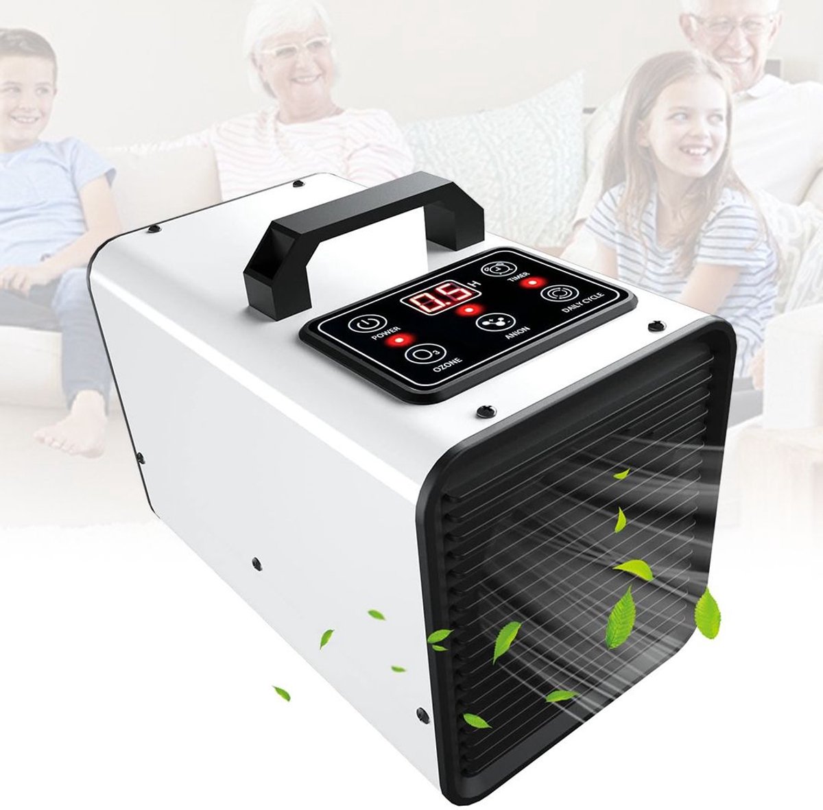 ApexArte® Ozon Generator - Ozon Apparaat - Ozongenerator - Luchtreiniger - Lucht Verschoner - Lucht Sterilisatie - Wit (6152739929962)