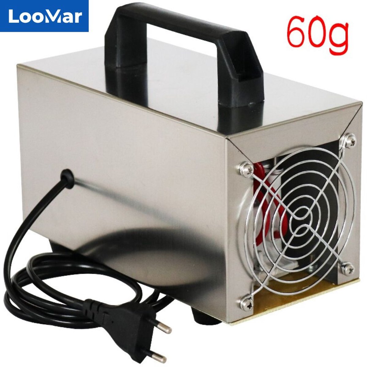 LooMar Ozon Generator - Ozongenerator Luchtreiniger - Luchtreiniger - Desinfectie - Sterilisatie - Sterilisator Elektrisch - 60g - 220v (8720872523491)
