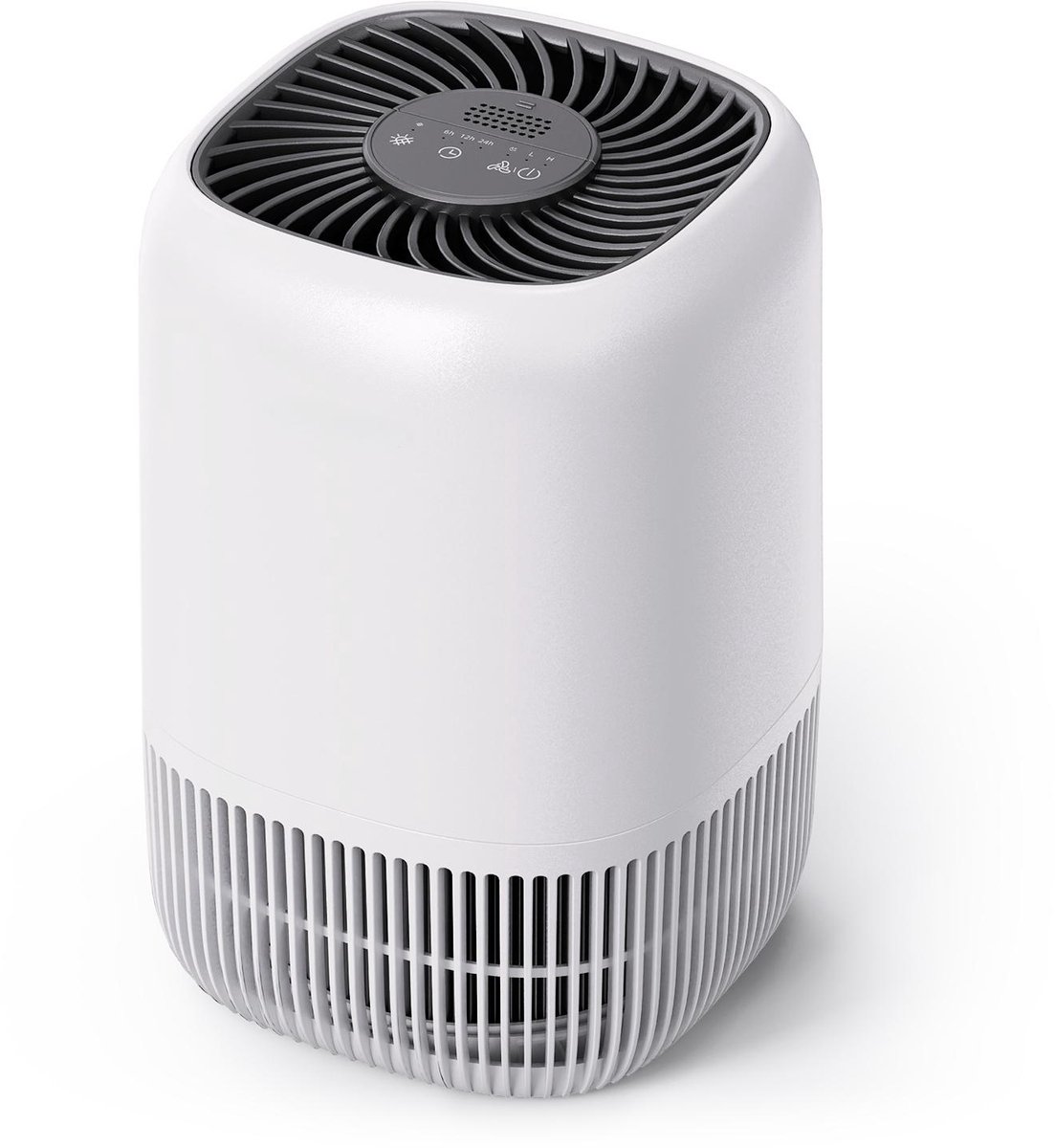 Luchtreiniger - HEPA Filter - Luchtfilter - Luchtzuiveraar - Voor Rook - Allergieën - Pollen - Huisdieren - Met Geurspons - Voor Slaapkamer - Stil - Compact - Luchtreiniger Met Timer - Luchtfilter Voor Thuis - Anti-Stof - Reinigingsapparaat - 1,25KG (8785342021778)