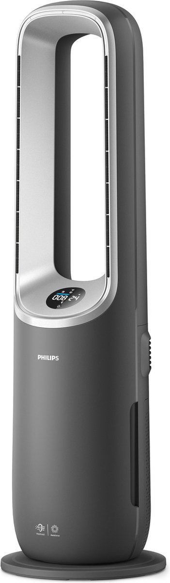 Philips 8000 Series Air Performer AMF870/15 - 3-in-1 Luchtreiniger, Ventilator & Verwarming - HEPA Filter - 270 m³/u - Donkergrijs - App Connected (8720389019418)