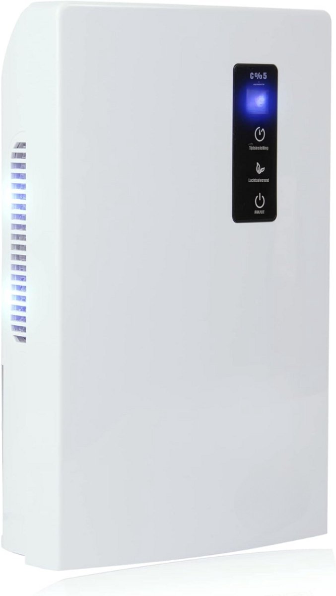 SCH® Luchtontvochtiger en luchtreiniger - Luchtontvochtiger slaapkamer - Luchtontvochtiger - Wit - ‎14cm x 24cm x 37cm (6154323379313)