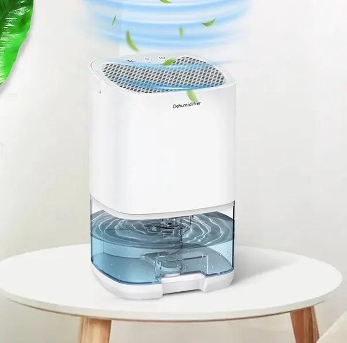 T&L Store® Luchtontvochtiger - - Luchtreiniger - Draagbaar - Elektrisch - Peltier Technologie - Automatische Uitschakeling - Dehumidifier - Ultra Stil - Slaapkamer - Badkamer - Wit (6150733591529)