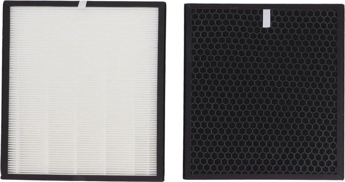 Vervangingsfilter voor scherpe FZ-F30HFE-luchtreinigers - HEPA-filterkit - actieve kool - SHARP P-F30TA - J30 GM30B-B - F30L-H - Air Clean - Dust Pet Hair - High Efficiency (8785308749586)