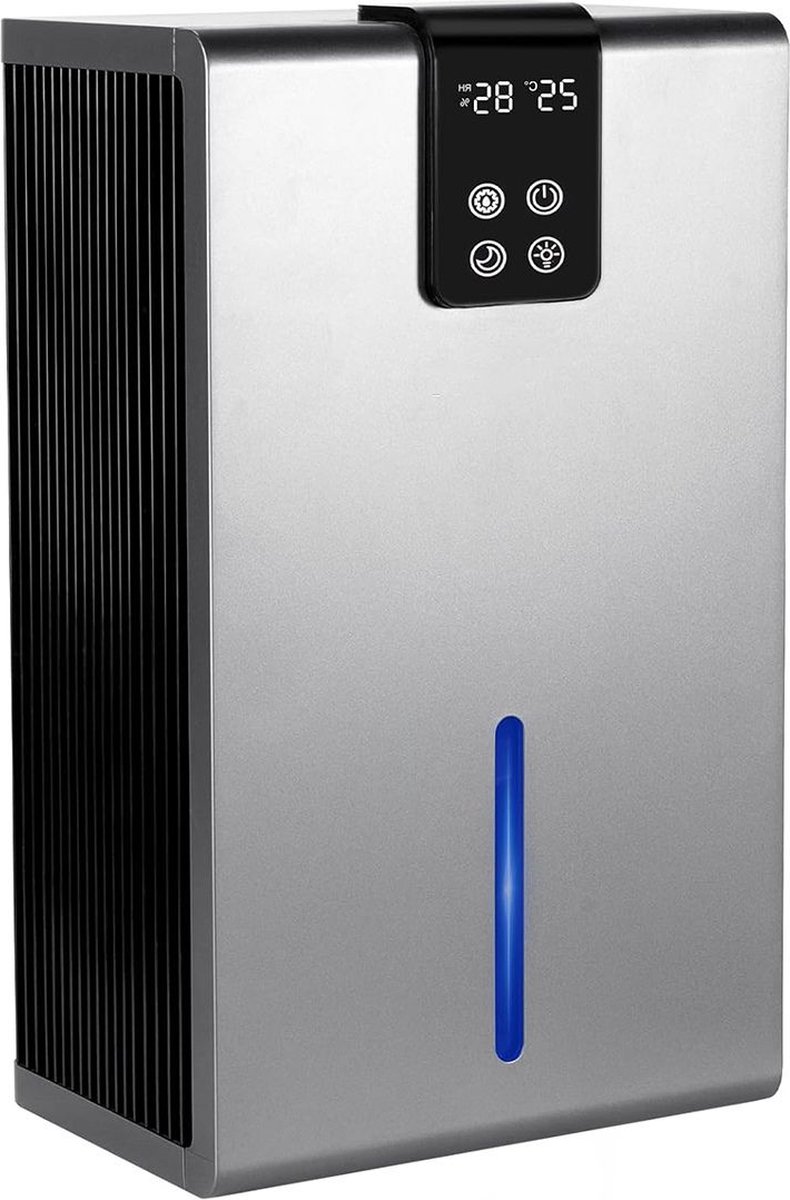 White-label Luchtontvochtiger en Luchtreiniger - Dehumidifier - Luchtontvochtiger Badkamer en Slaapkamer - Grijs (6150714463456)