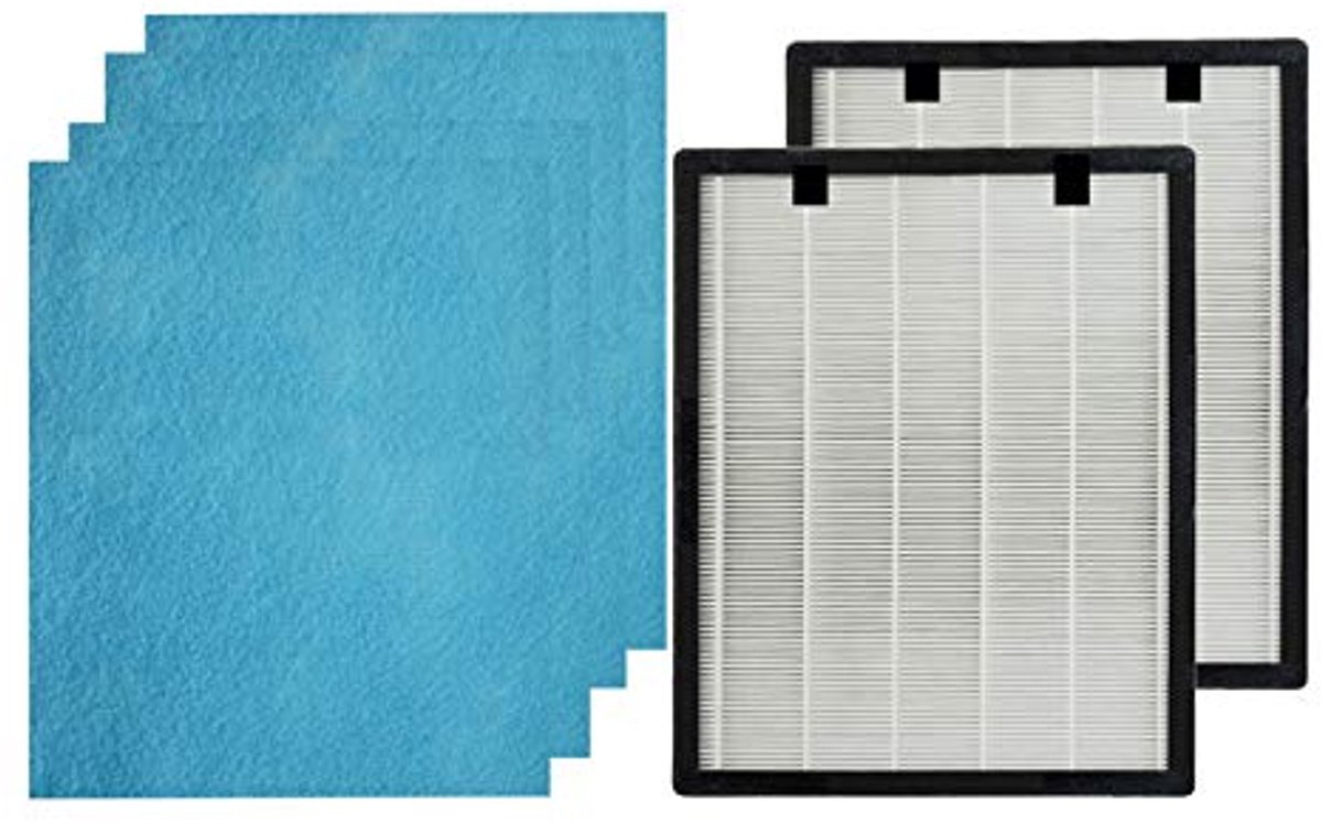 2-pack vervangingsset HEPA-filters en voorfilters voor luchtreinigers (6154031391317)