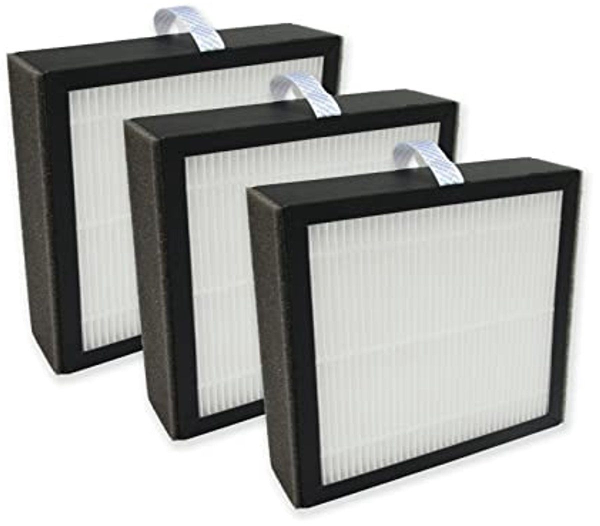 3-pack vervangende 3-laags HEPA-filters voor luchtreinigers en luchtontvochtigers (6153904037031)