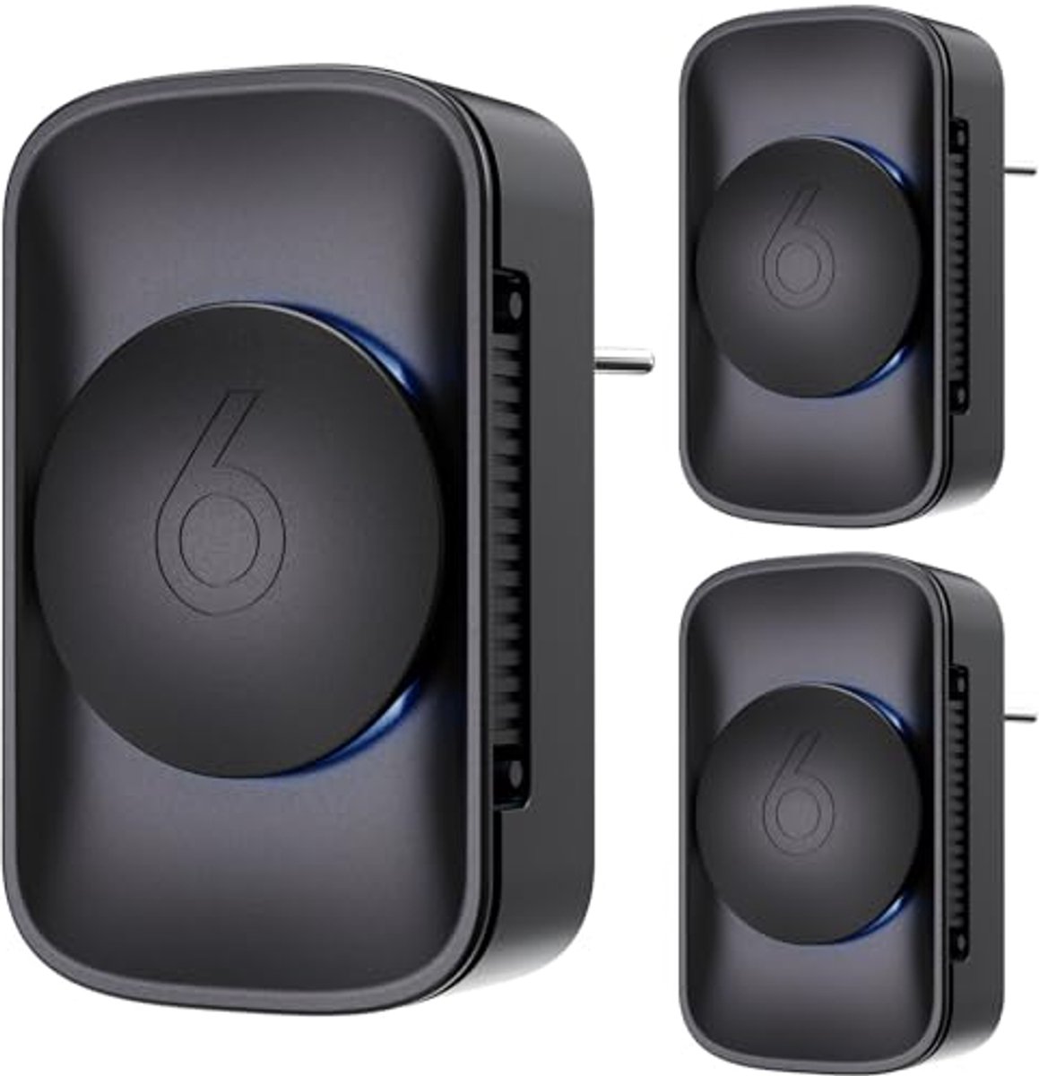 Draagbare Mini Luchtreiniger voor Thuis - Set van 3, Plug-In voor Slaapkamer, Dierenkamer, Badkamer, Keuken en Kasten (6154021335352)