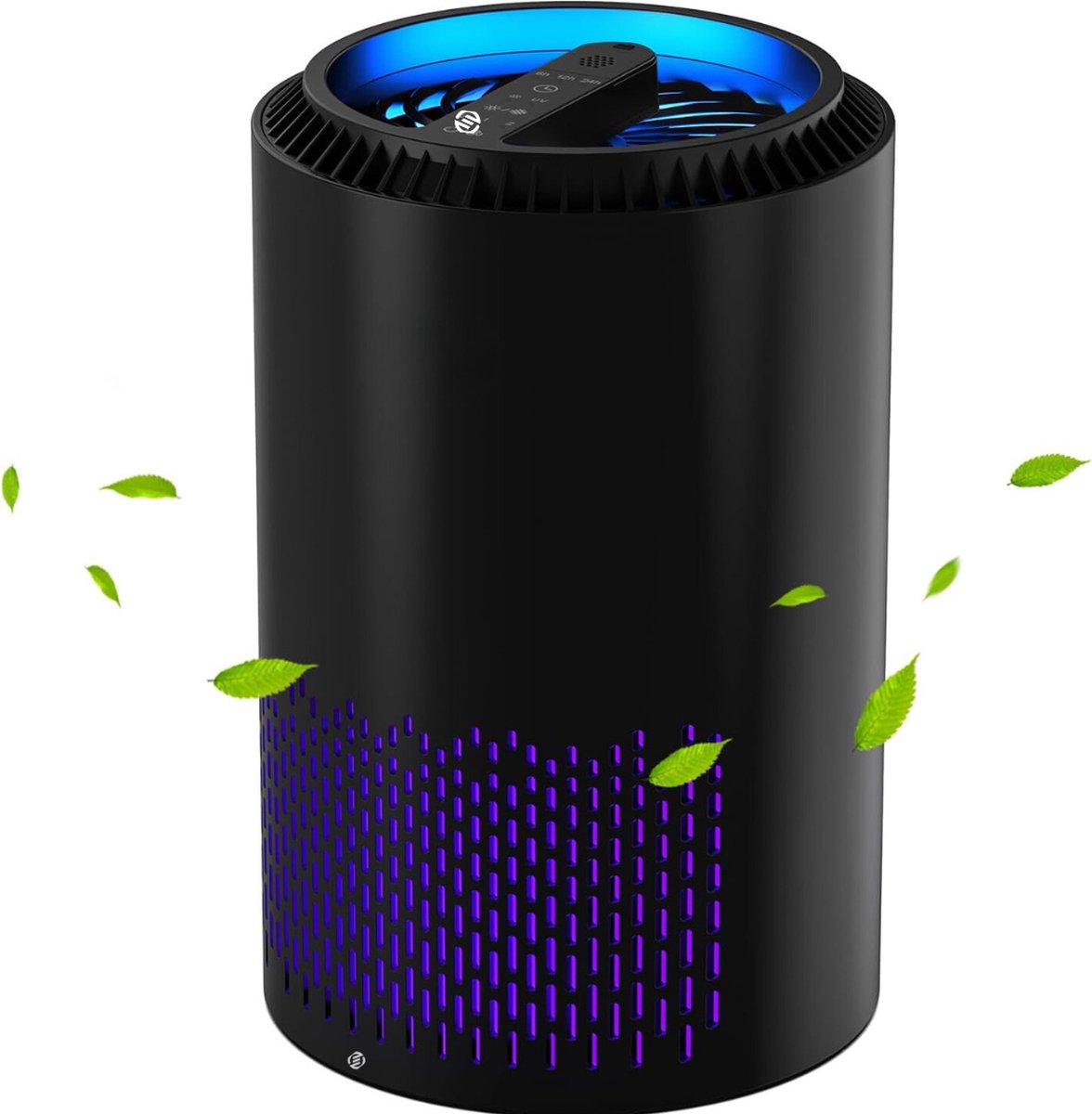 Equivera Luchtreiniger - Luchtfilter - HEPA H13-Filter - 3 Filterniveaus - Anti-Allergieën Filter - Aroma-Therapie (8721237011165)