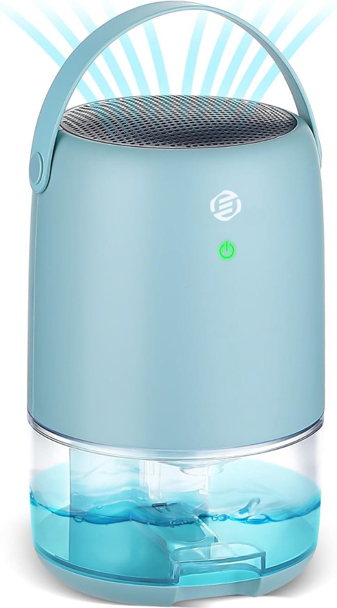 Equivera Vochtvreter Electrisch - Ontvochtiger - Ontvochtiger Huis - Ontvochtiger Kelderruimte - Luchtontvochtiger - luchtontvochtiger en luchtreiniger (8721025965069)