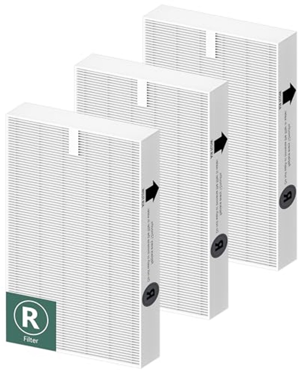 HEPA Luchtzuiveringsfilter voor luchtreiniger - H13 True HEPA-filter, 3 stuks (6154031988937)
