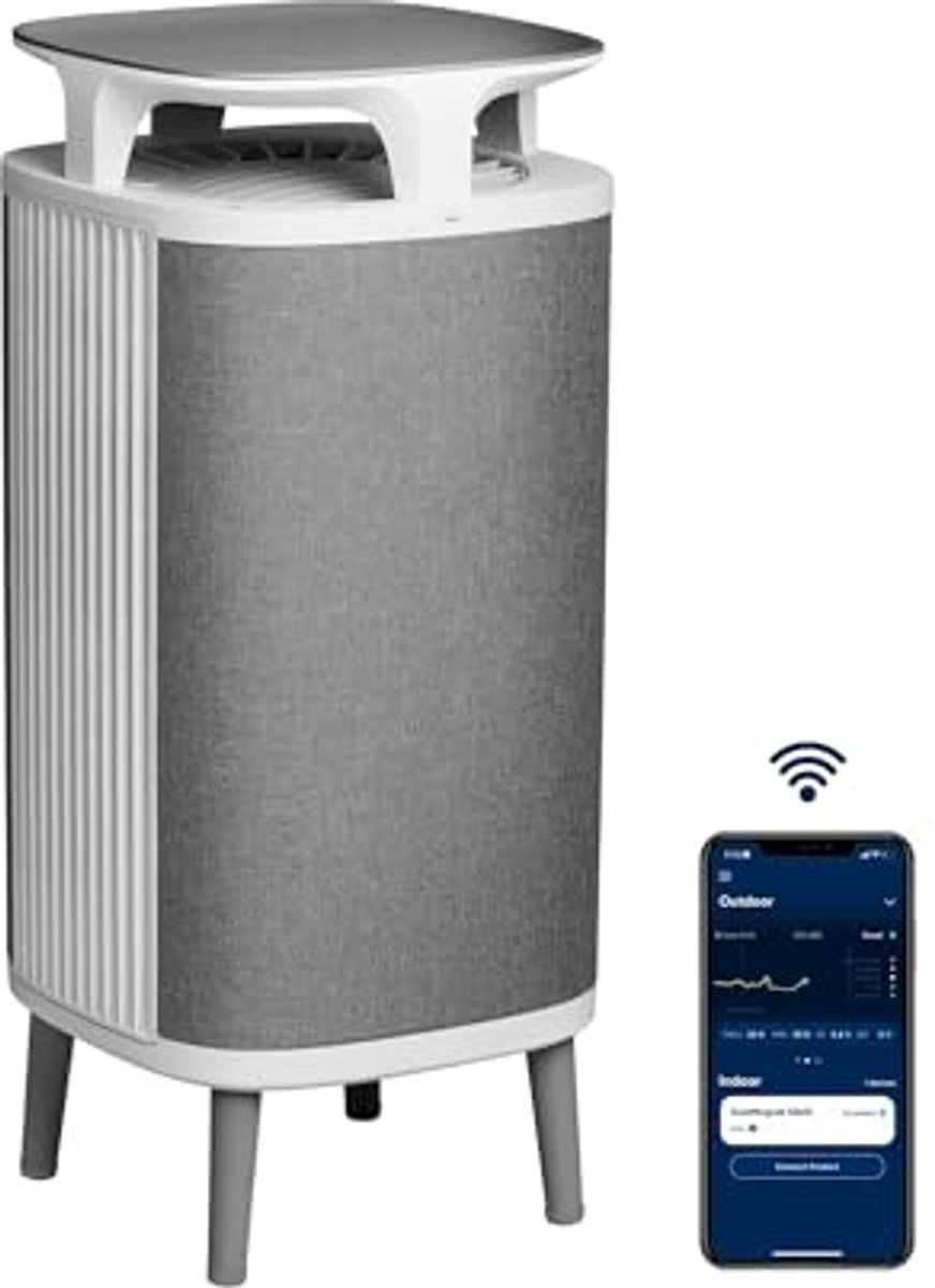 HEPA Stille Luchtreiniger voor Stof en Allergenen tot 48m² (6153905221200)