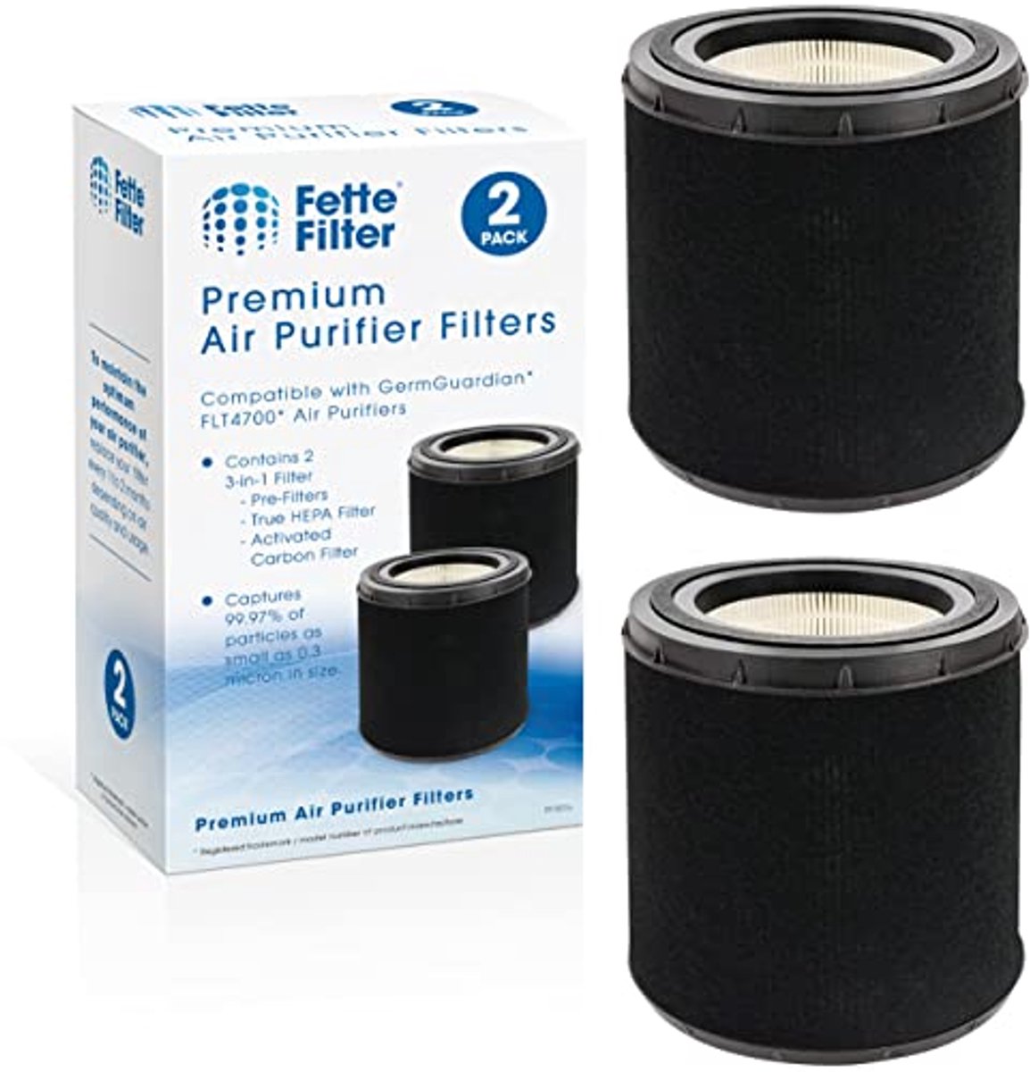 HEPA-filter M vervanging voor luchtreinigers - 2 stuks voor geavanceerde luchtzuivering (6154031988975)