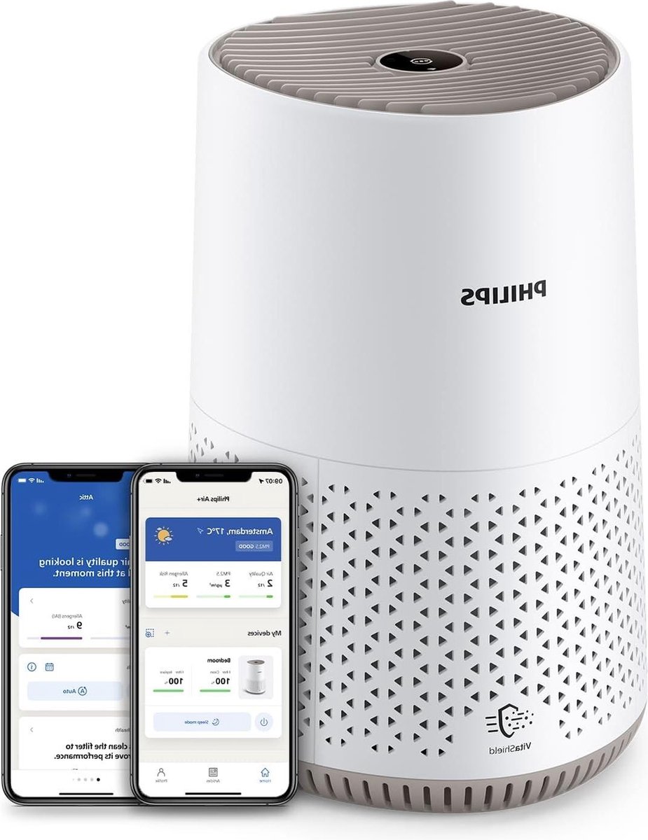 Luchtreiniger 600-Serie - Ultrastil - Energie-efficiënt - Allergie - HEPA-filter - 44m2 - App-bediening - Wit (AC0650/10) (6150841823826)