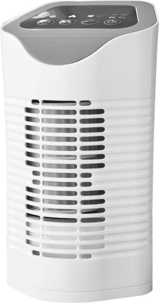 Luchtreiniger - met HEPA & Koolstoffilter - Luchtreinigers - Timer Functie & 3 Snelheden - 60 m3/u - Ionisator - Air Purifier - Wit (8721139191767)