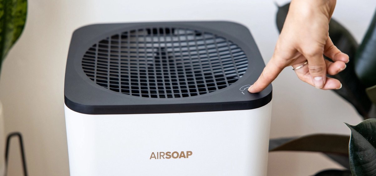 PhoneSoap AirSoap Ionische Luchtreiniger - Ideaal voor Huis, Kantoor of Slaapkamer (0670875603684)