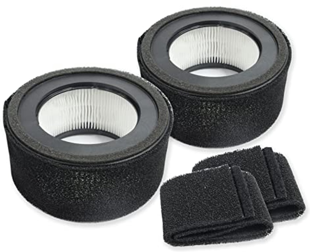 Set van 2 reserve HEPA-filters voor kleine luchtreinigers (6154032720758)