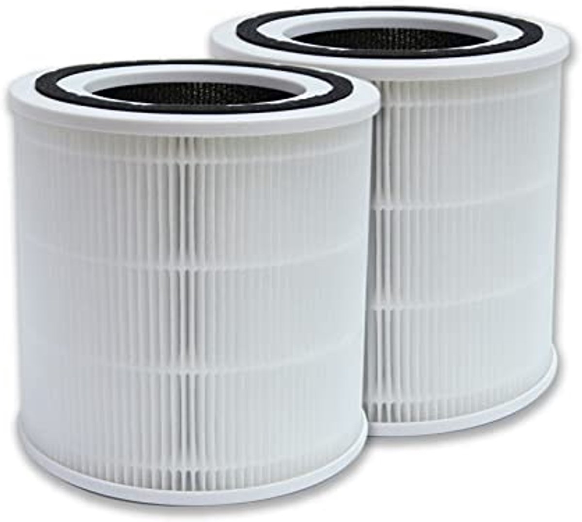 Vervangingsfilter compatibel met TT-AP005 HEPA-luchtreiniger - 2-pack H13 HEPA actieve kool 2-in-1 filtratie (6154031393342)