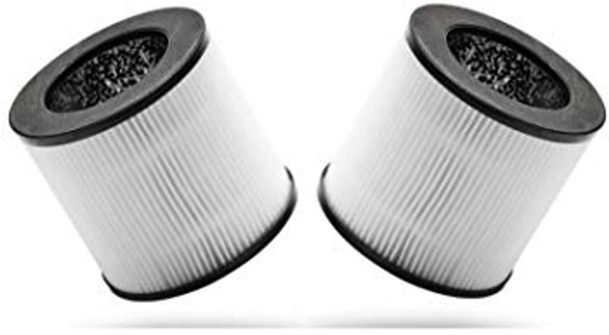 Vervangingsfilters voor luchtreinigers - 3 filtratiefasen True HEPA & actieve koolstoffilterset (6154020273228)