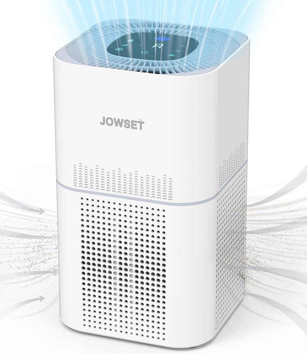 HEPA Luchtreiniger tot 100 m² met Luchtkwaliteitssensor voor Slaapkamer en Grote Ruimtes (6152648094065)