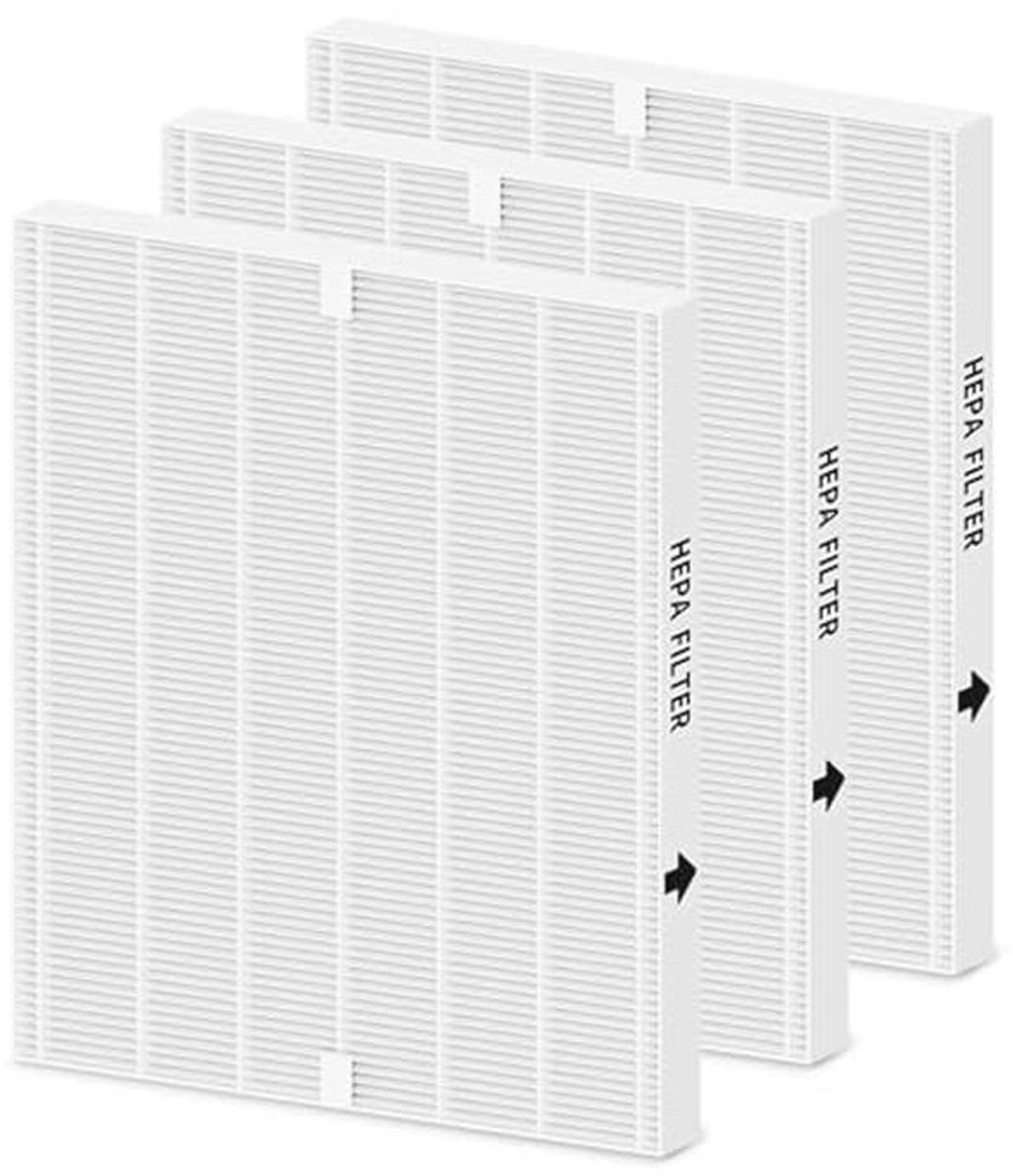HEPA vervangingsfilter voor luchtreinigers 2Pack - Compatibel met AP-1512HH, AP-1512HH-FP, AP-1518R, AP-1519P (9101013165180)